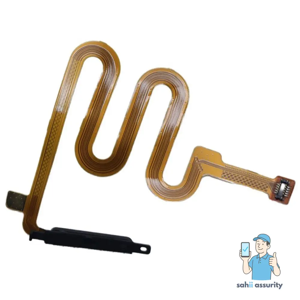 Fingerprint Sensor with Flex Cable for Infinix Note 10 Pro Black thumbnail